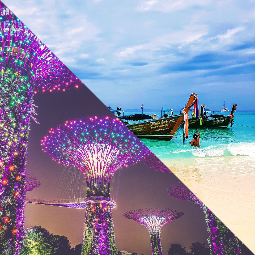 Один отпуск - две страны! Ласковые пляжи Андаманского моря и Динамичный Сингапур
